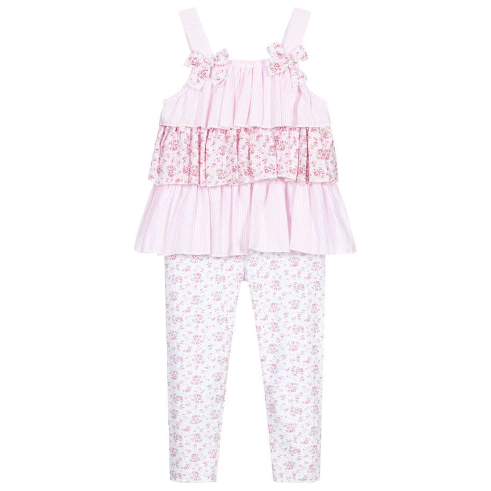 Caramelo Kids - Ruffle Top & Leggings Set | Childrensalon