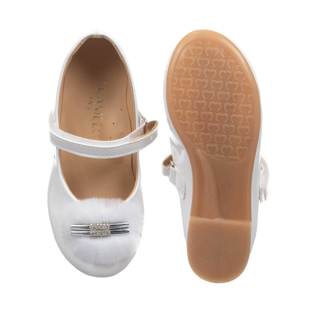 Kids 2025 white pumps