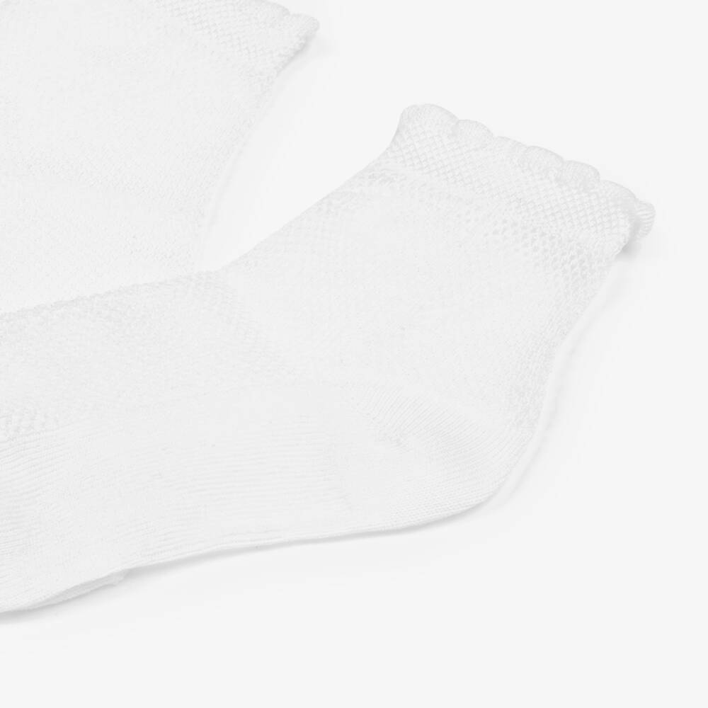 Carlomagno-Girls Delicate Lace Ankle Socks | Childrensalon Outlet
