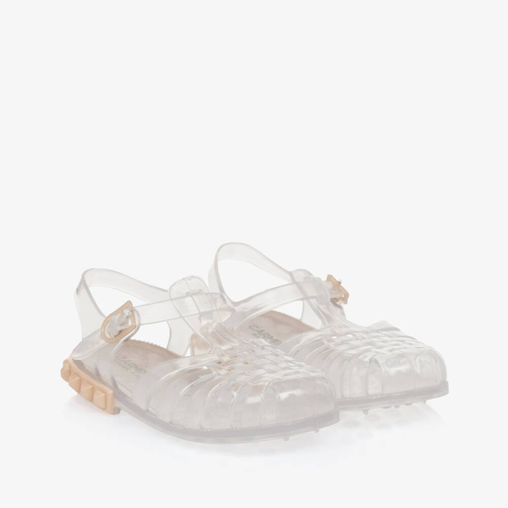 Carmen Sol-Розовые желе сандалии для девочек | Childrensalon Outlet