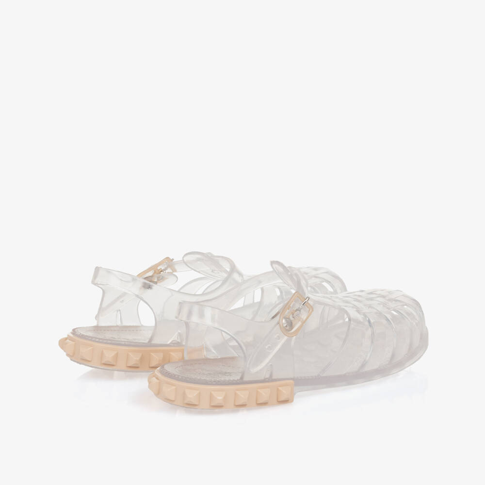 Carmen Sol-Розовые желе сандалии для девочек | Childrensalon Outlet