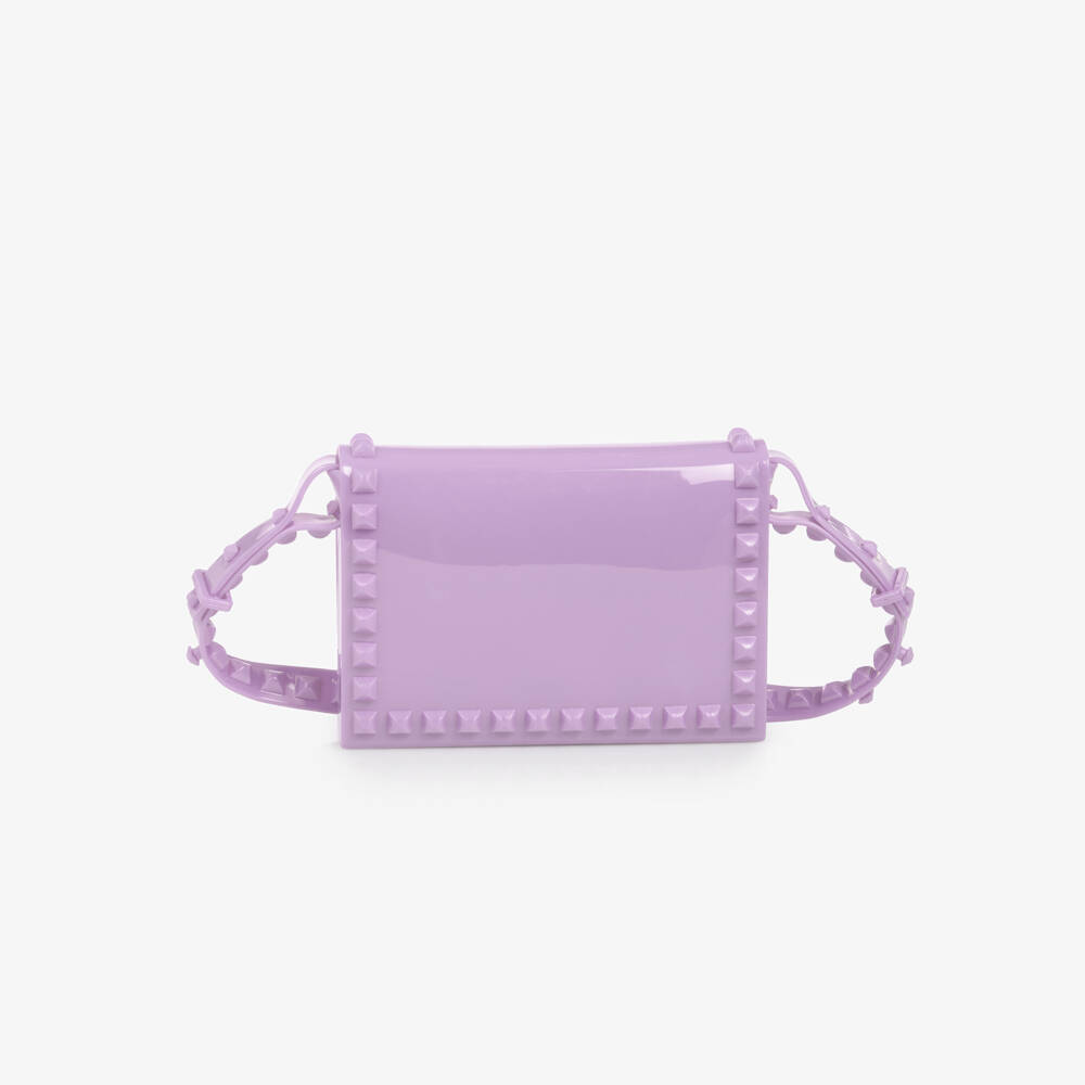Carmen Sol-Girls Lavender Studded Shoulder Bag | Childrensalon Outlet