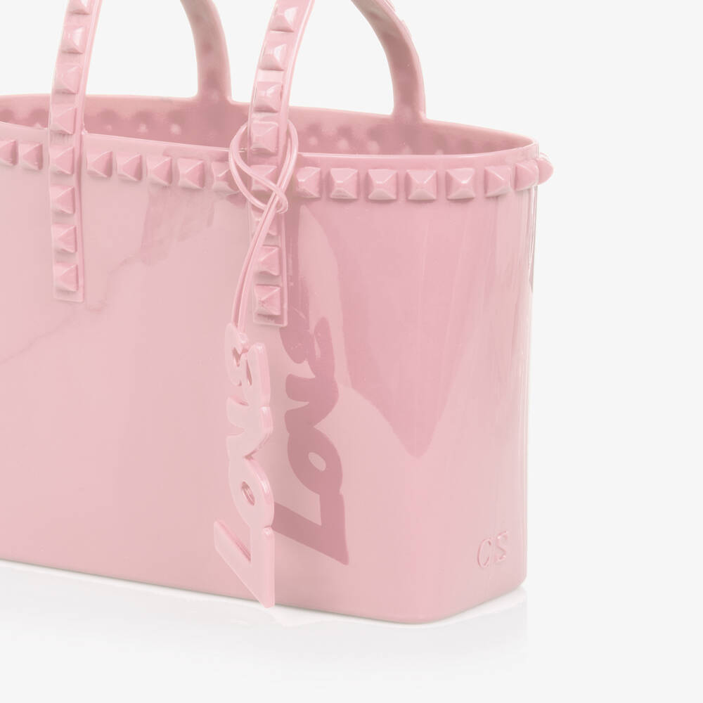 Carmen Sol-حقيبة صغيرة مرصعة للبنات بلون الورد | Childrensalon Outlet