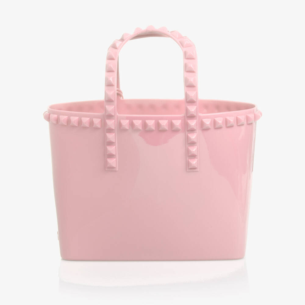 Carmen Sol-Girls Rose Mini Studded Tote | Childrensalon Outlet