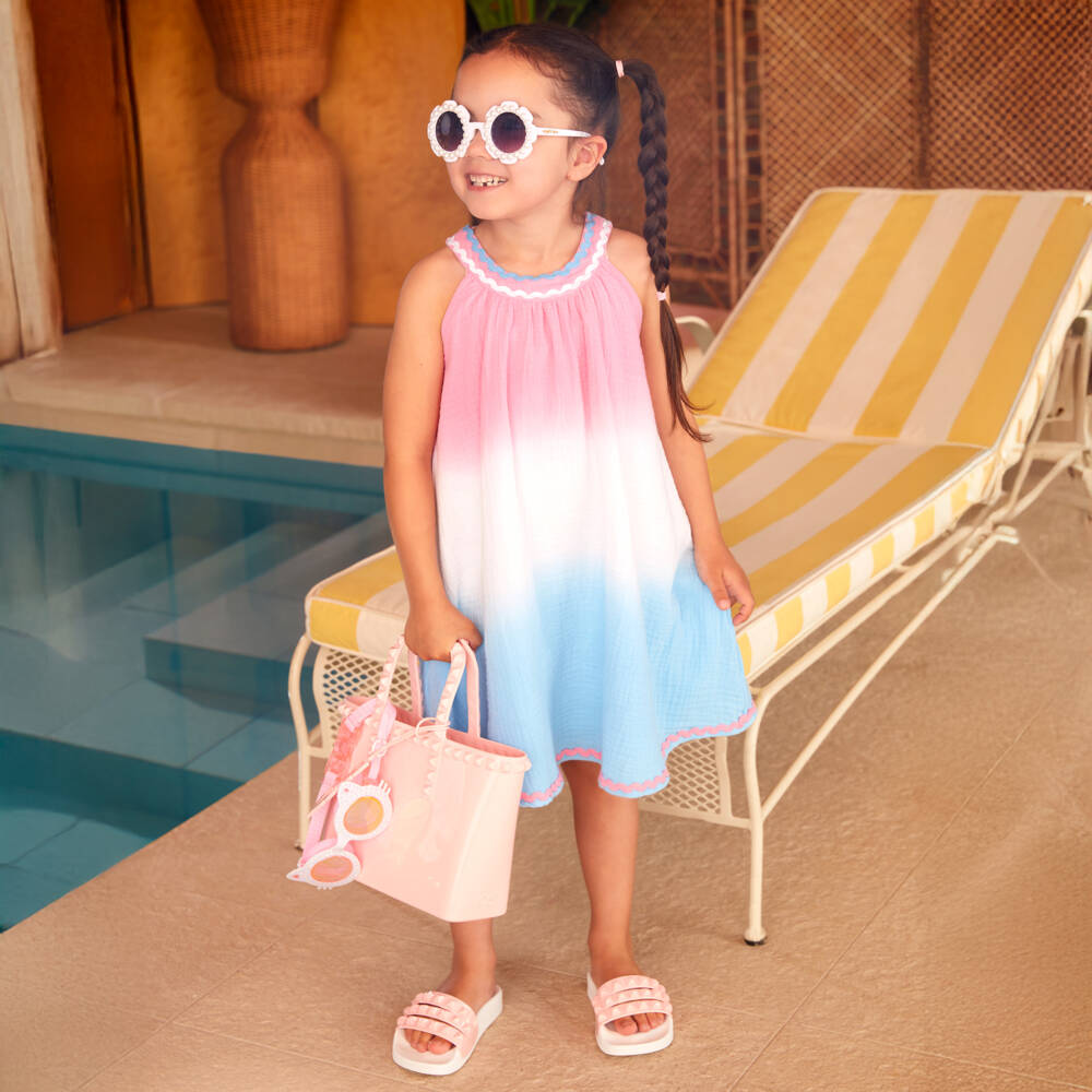 Carmen Sol-Girls Rose Mini Studded Tote | Childrensalon Outlet