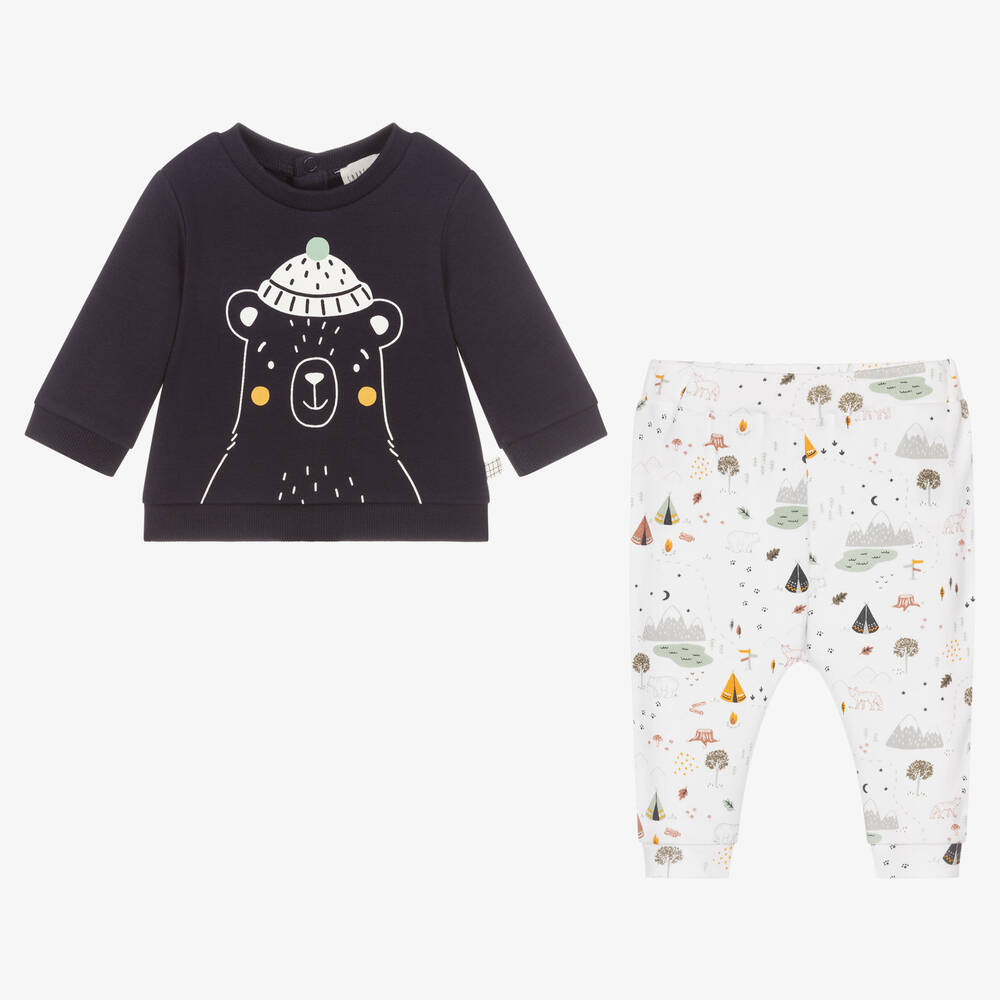 Carrément Beau-Baby Boys Cotton Leggings Set | Childrensalon Outlet