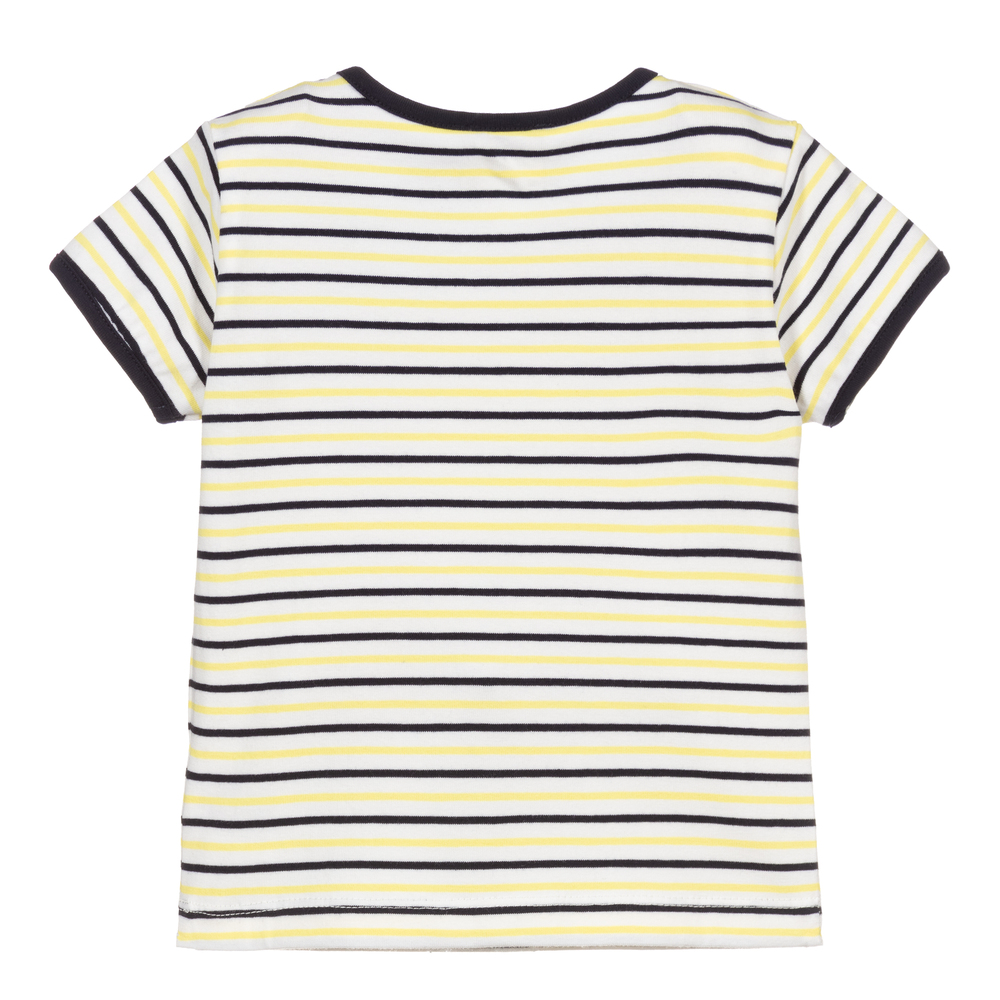 Carrément Beau-Baby Boys Striped T-Shirt | Childrensalon Outlet