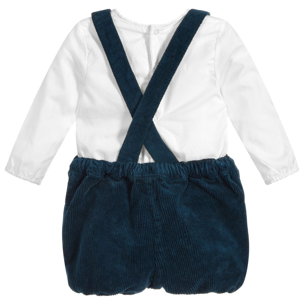 Carrément Beau-Baby Girls Corduroy Shorts Set | Childrensalon Outlet
