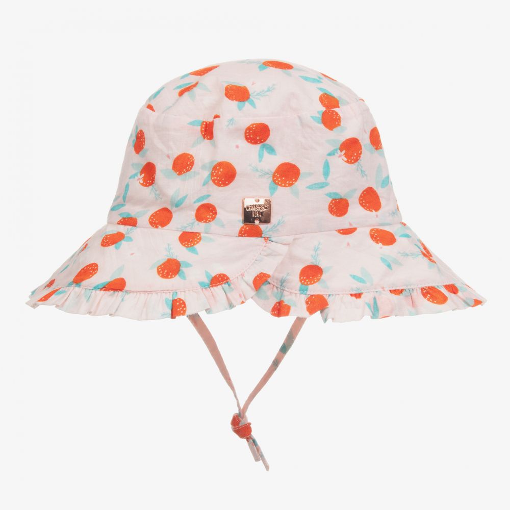 Carrément Beau-Розовая хлопковая панама для малышек | Childrensalon Outlet
