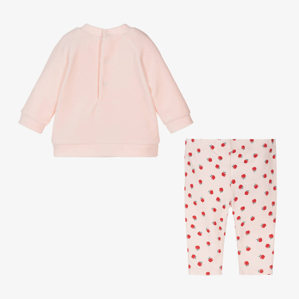 Girls velour leggings top