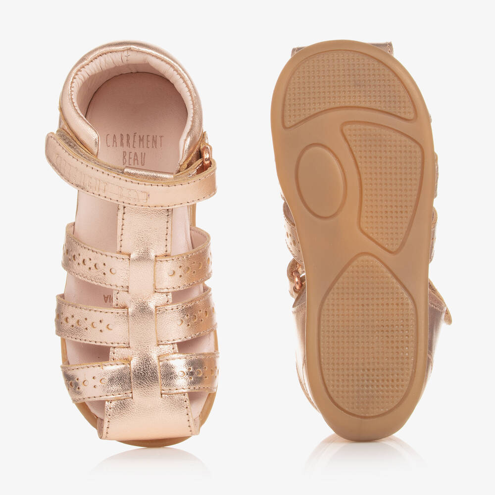 Rose gold best sale sandals for toddlers
