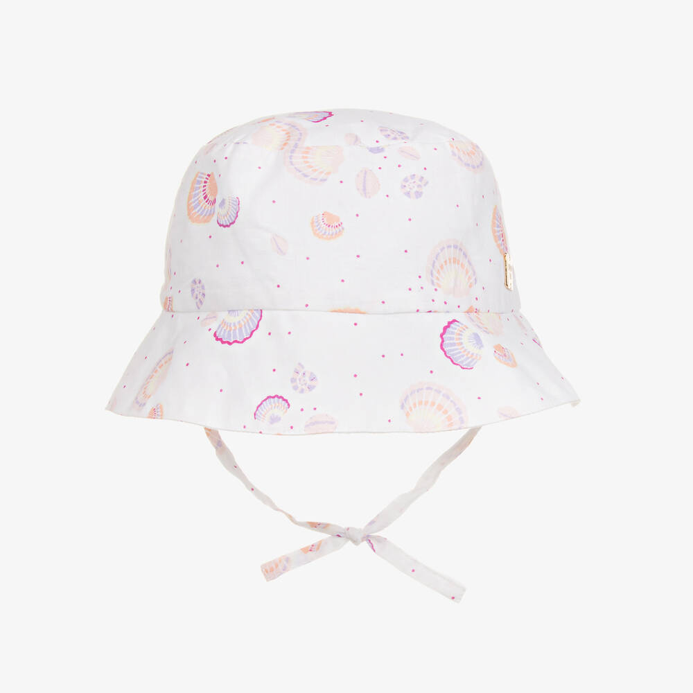 Baby girl cotton hat best sale