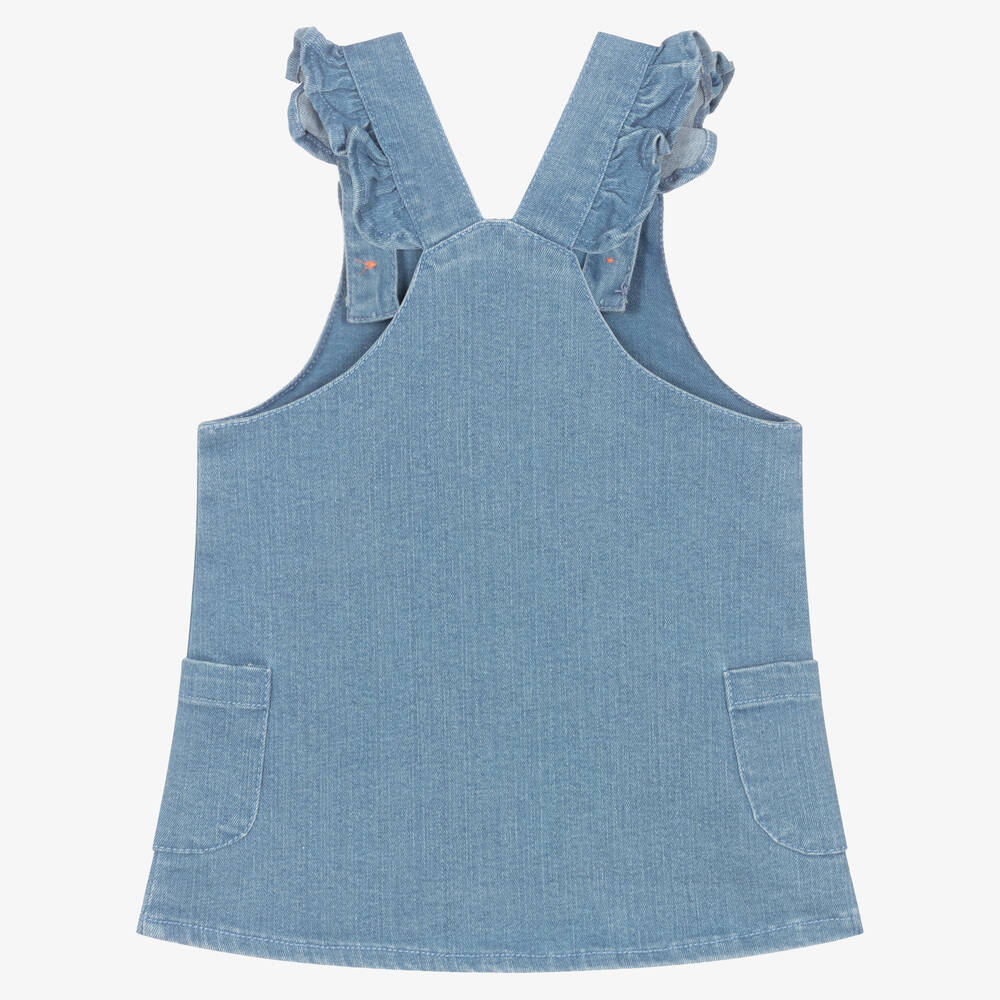 Light blue dungaree dress discount