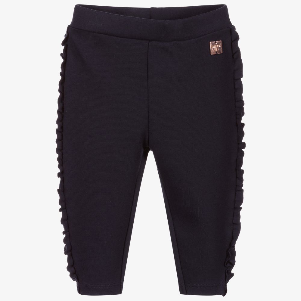 Carrément Beau-Blue Milano Jersey Trousers | Childrensalon Outlet