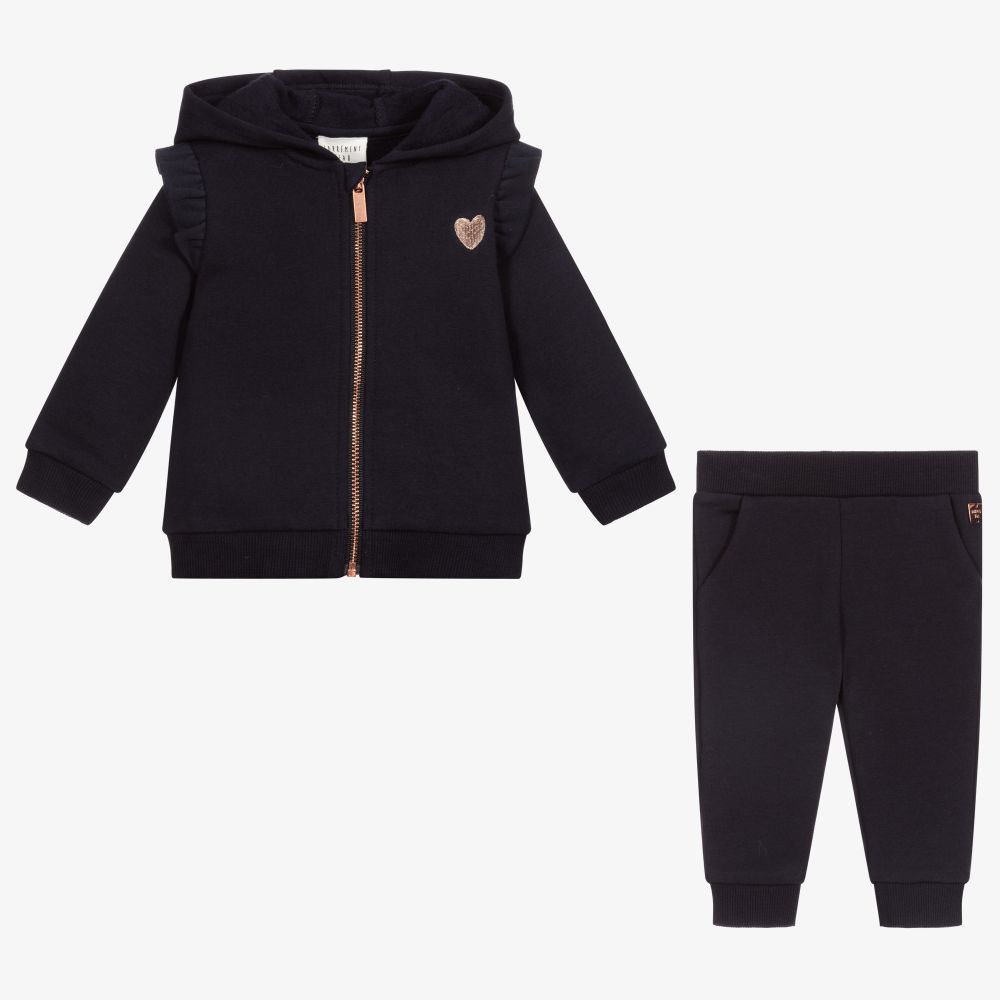 Carrément Beau-Синий спортивный костюм из органического хлопка | Childrensalon Outlet