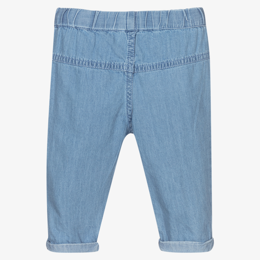 Carrément Beau-Голубые брюки из шамбре для мальчиков | Childrensalon Outlet