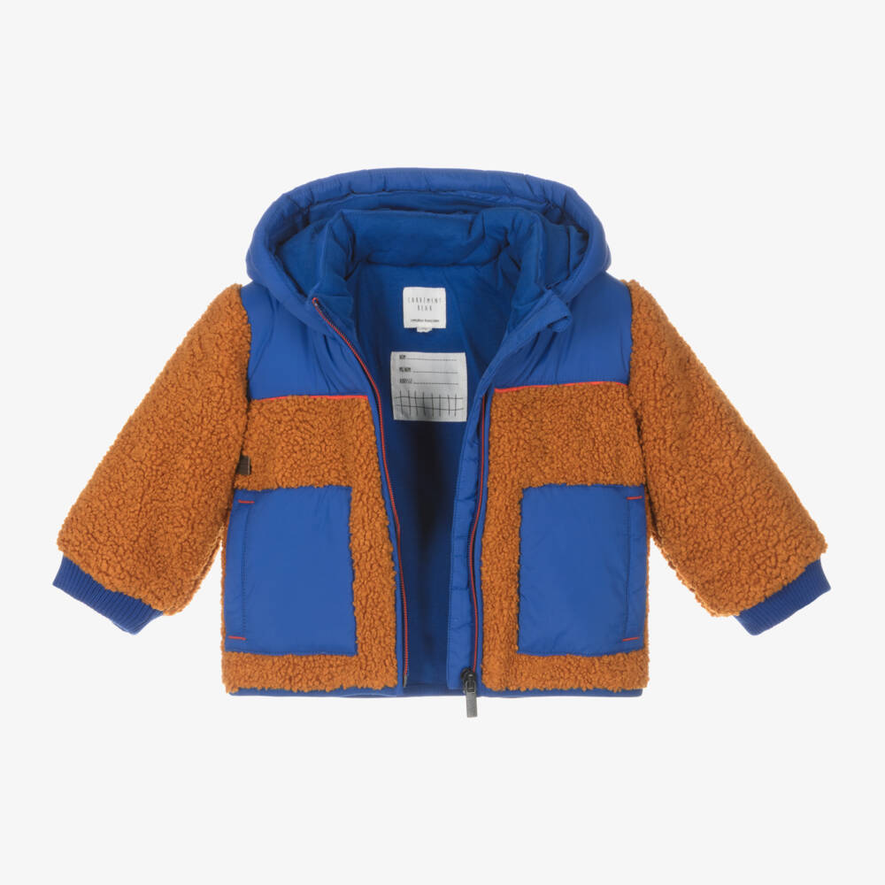 Carrément Beau-Boys Bouclé Hooded Jacket | Childrensalon Outlet