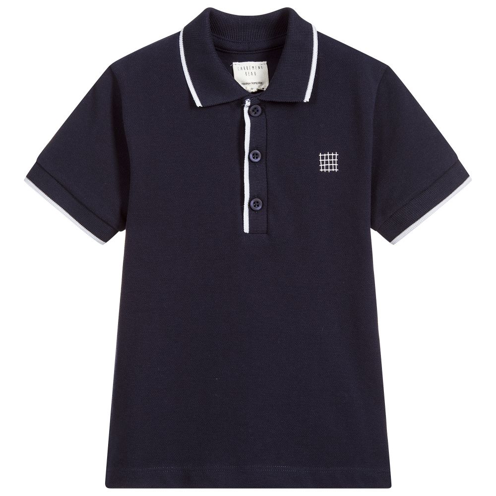 Carrément Beau-Boys Cotton Piqué Polo Shirt | Childrensalon Outlet