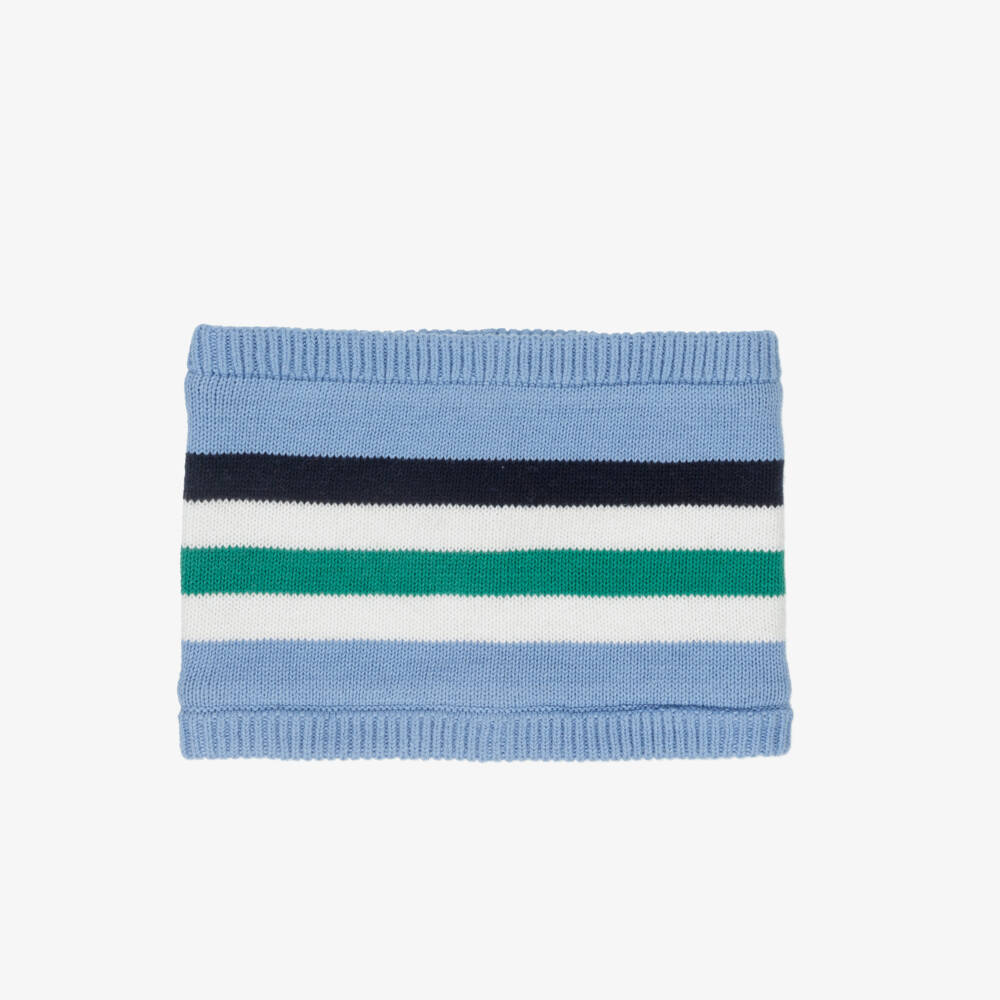 Carrément Beau-Boys Knitted Blue Hat & Snood | Childrensalon Outlet