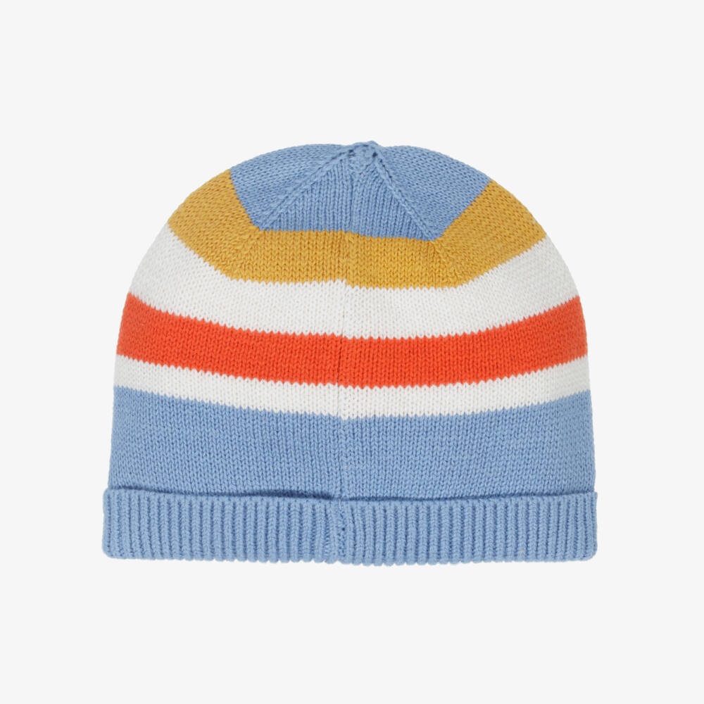 Carrément Beau-Boys Knitted Blue Hat & Snood | Childrensalon Outlet