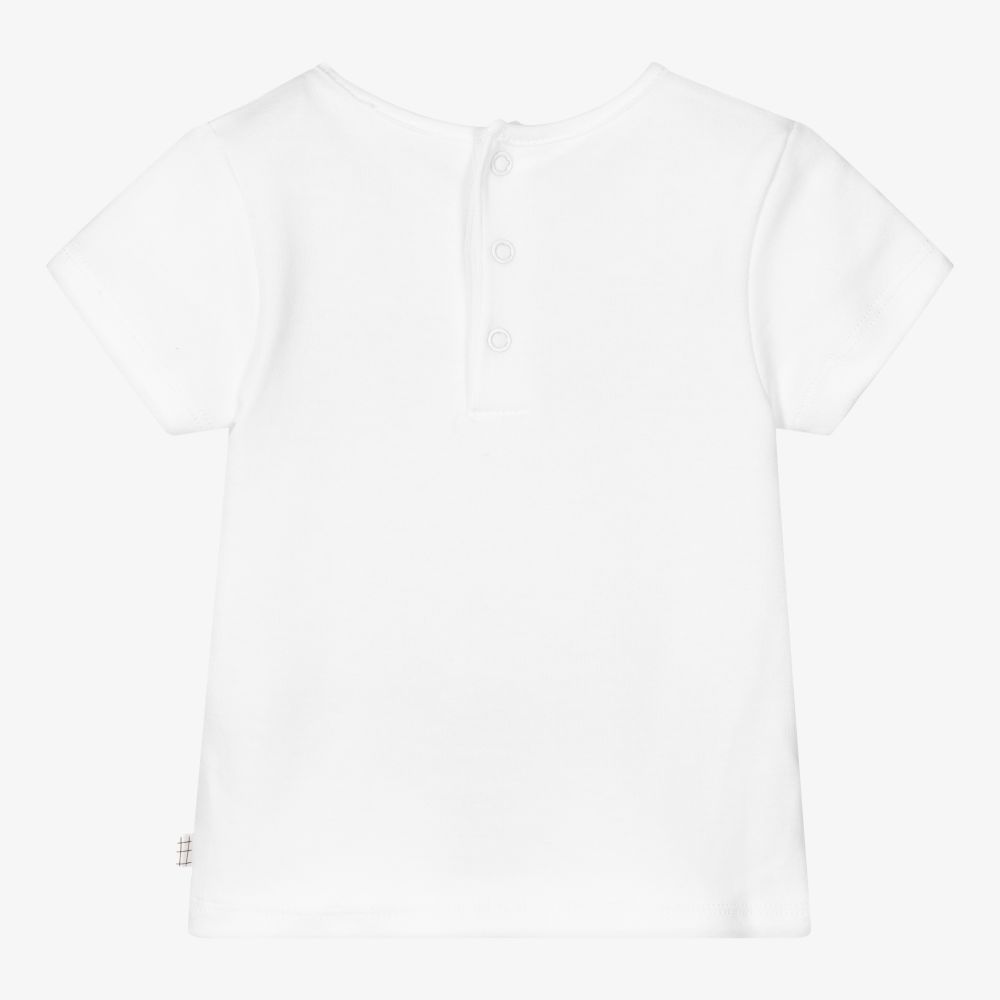 Carrément Beau-Белая футболка с обезьянами для мальчиков | Childrensalon Outlet