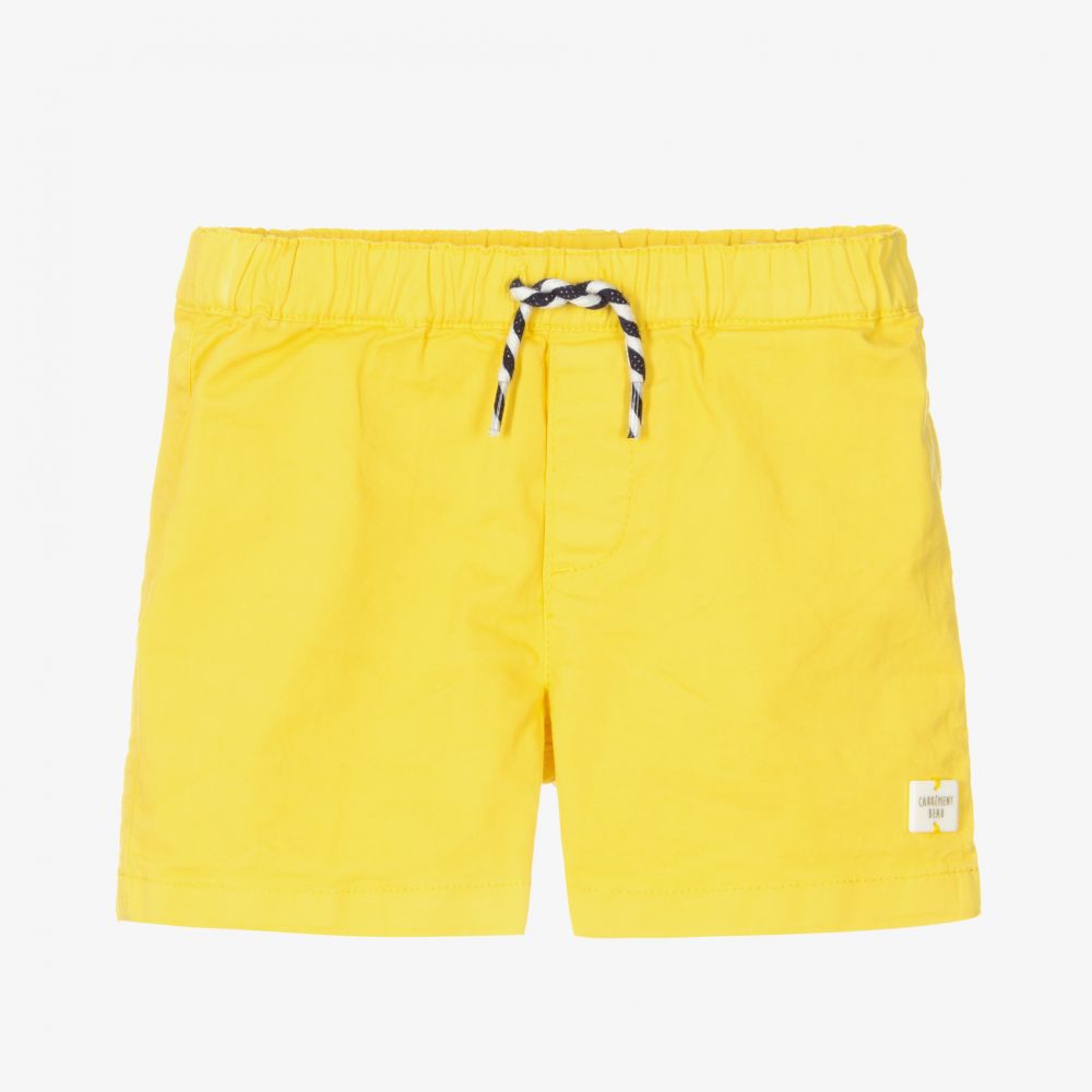 Carrément Beau - Short jaune en coton Garçon | Childrensalon