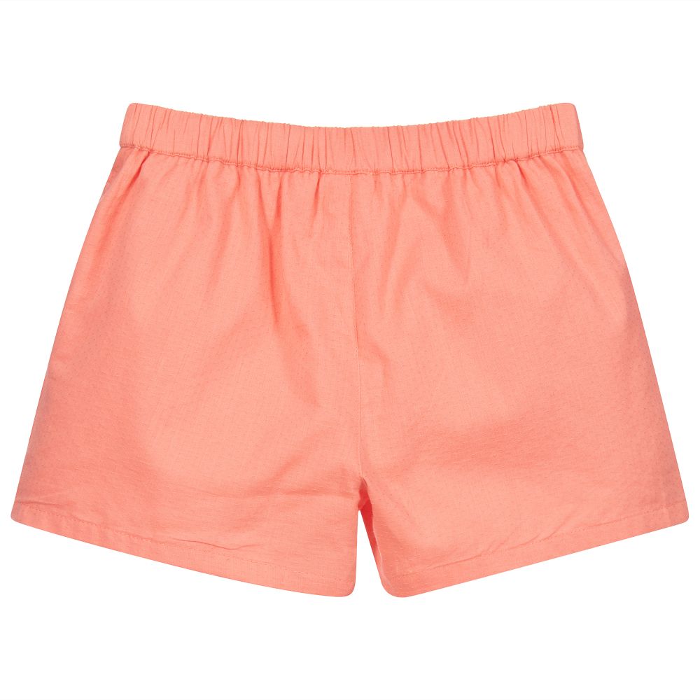 Carrément Beau-Коралловые хлопковые шорты | Childrensalon Outlet