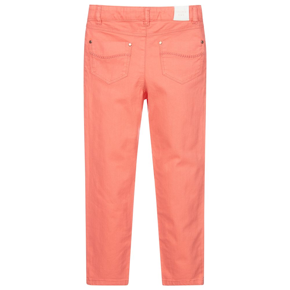 Carrément Beau-Коралловые хлопковые брюки | Childrensalon Outlet