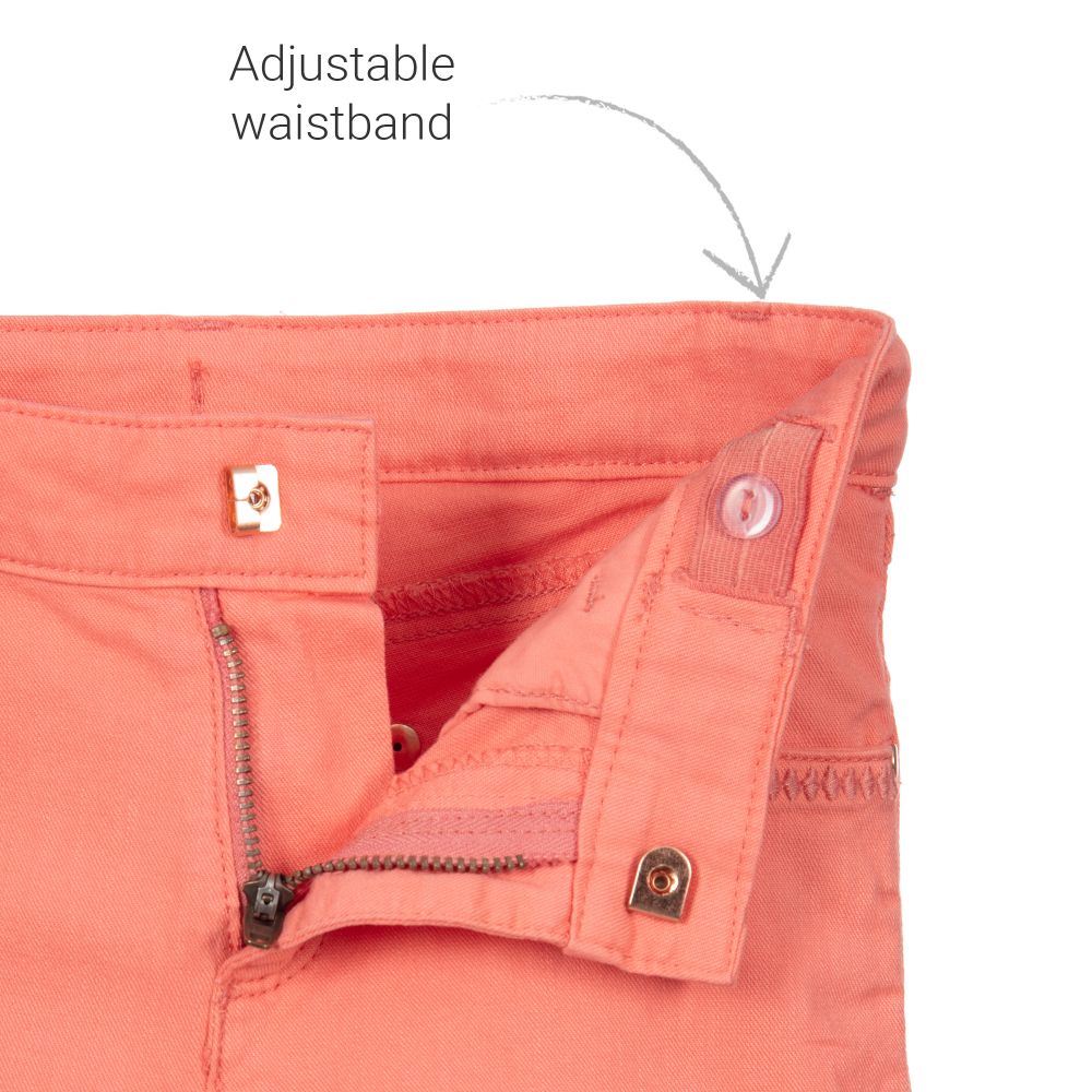 Carrément Beau-Коралловые хлопковые брюки | Childrensalon Outlet