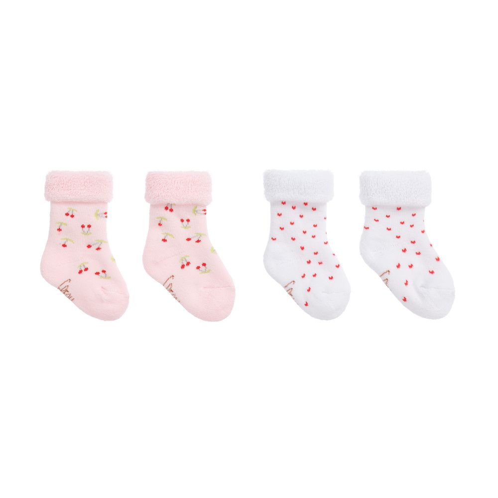 Carrément Beau - Cotton Baby Socks (2 Pack) | Childrensalon
