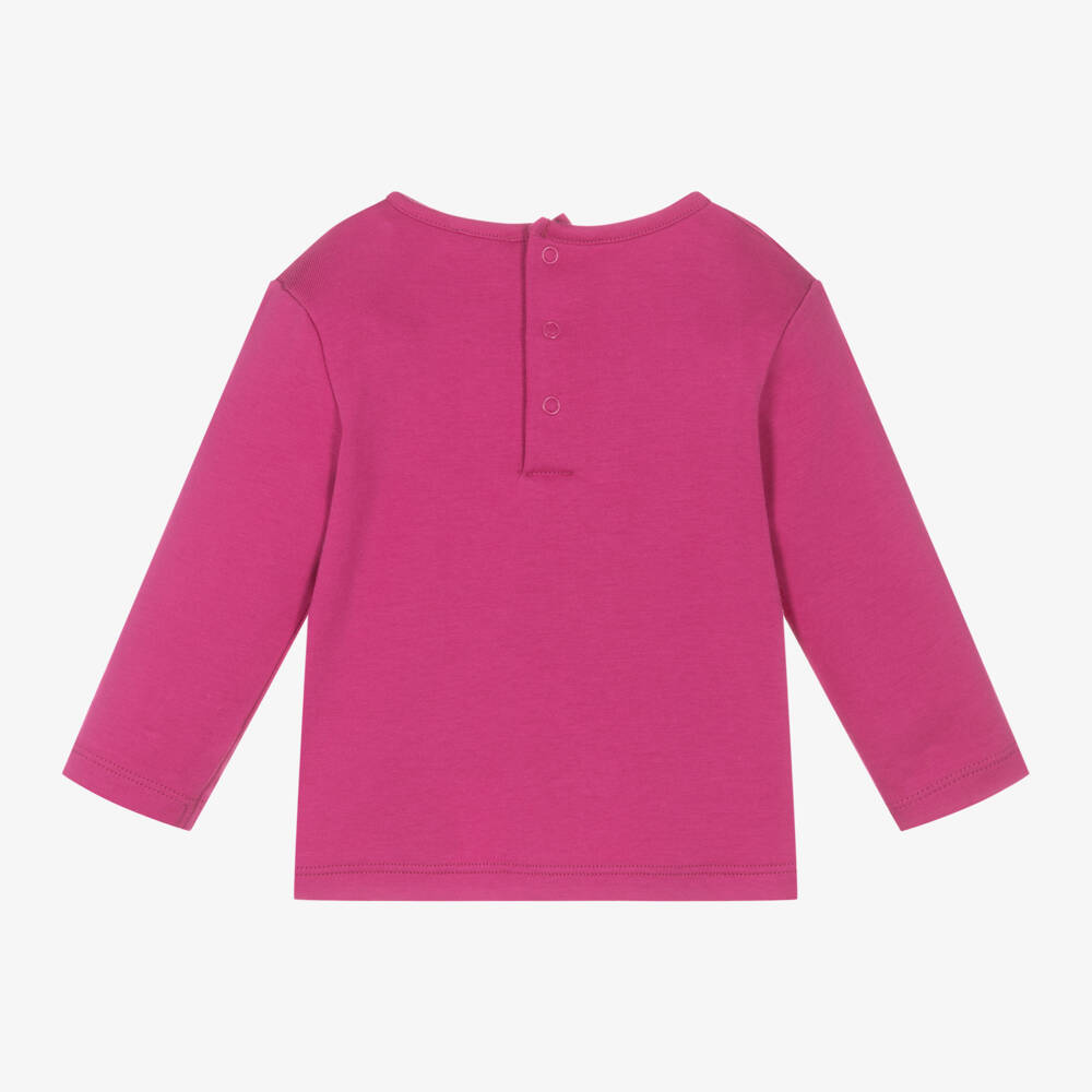 Carrément Beau-Girls Fuchsia Bambi Jersey Top | Childrensalon Outlet