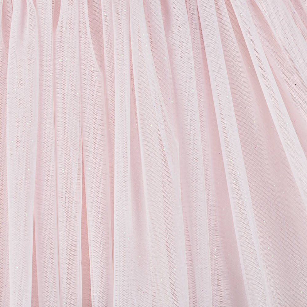 Carrément Beau-Girls Glitter Tulle Pink Dress | Childrensalon Outlet