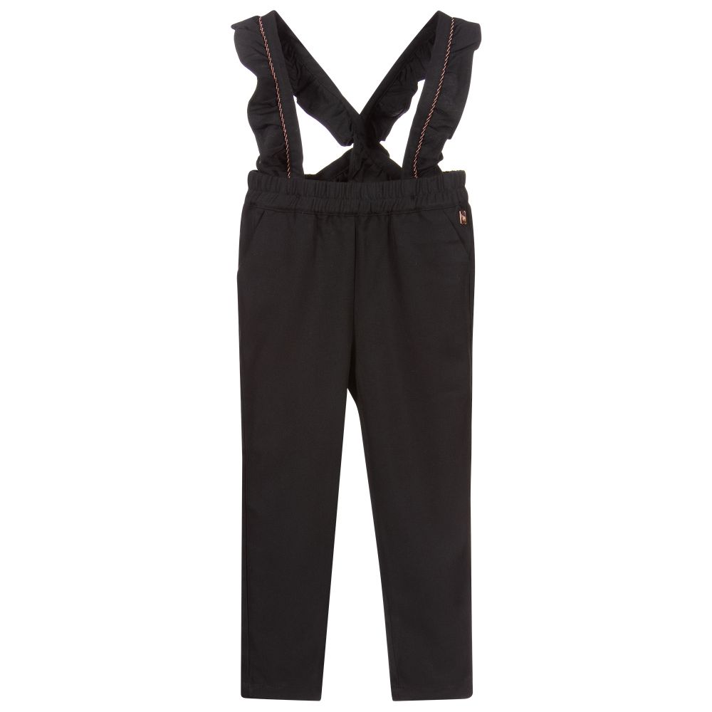 Carrément Beau-Girls Grey Flannel Trousers | Childrensalon Outlet