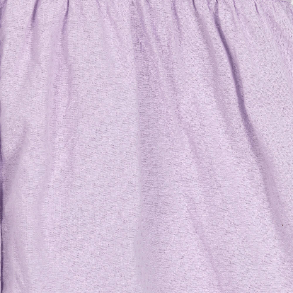 Carrément Beau-Сиреневое хлопковое платье | Childrensalon Outlet
