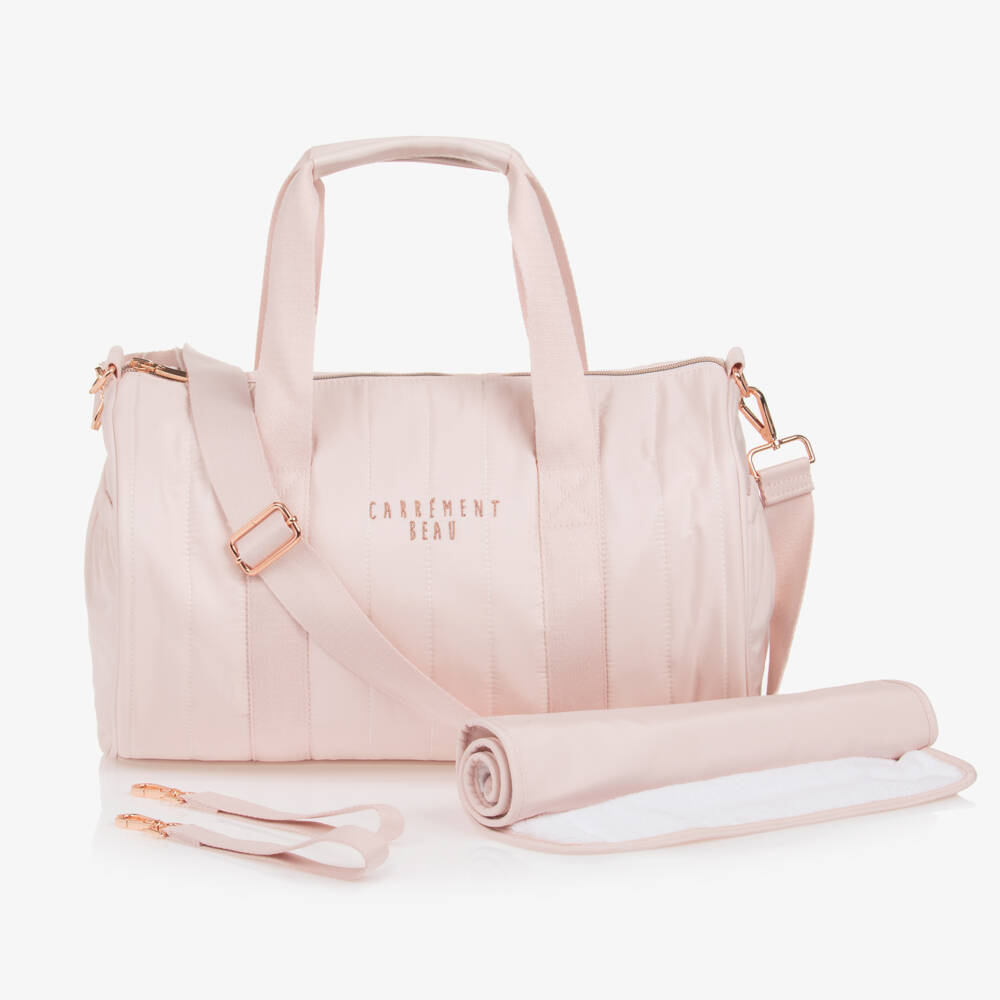Carrément Beau-Girls Pale Pink Nappy Bag | Childrensalon Outlet