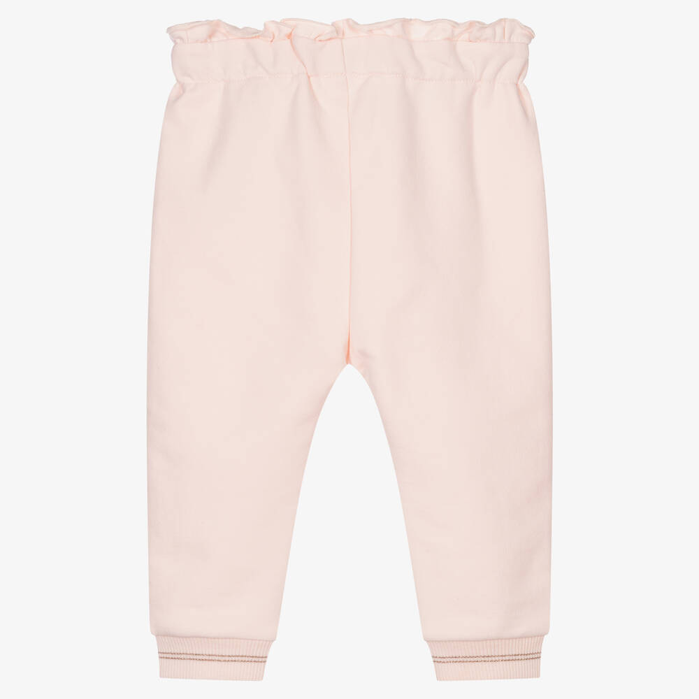 Carrément Beau-Розовые хлопковые джоггеры | Childrensalon Outlet