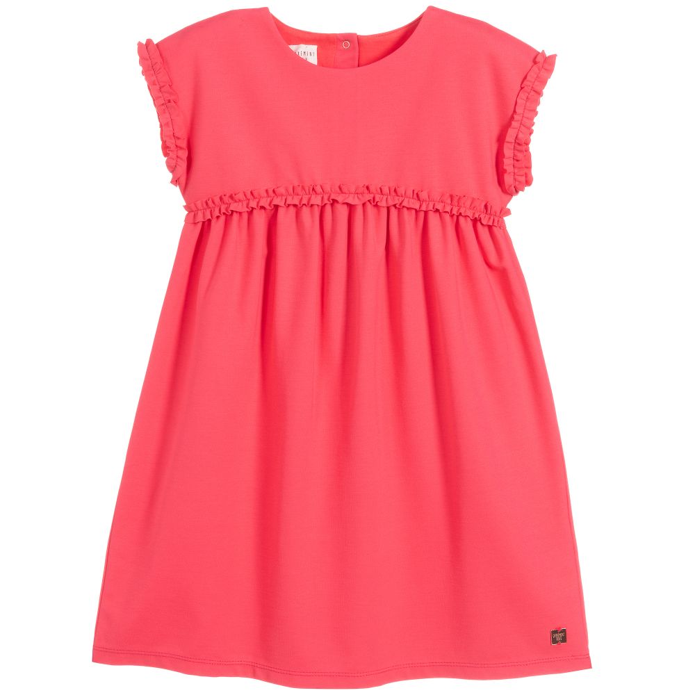 Carrément Beau-Girls Pink Jersey Dress | Childrensalon Outlet