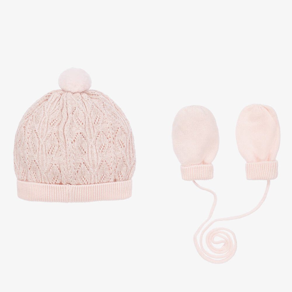 Girls hat and mitten set new arrivals