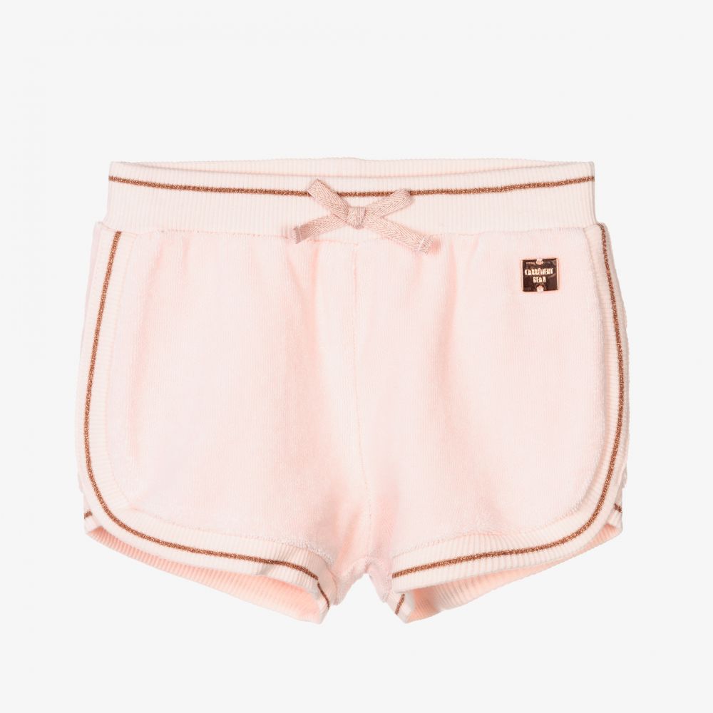 Carrément Beau - Rosa Bio-Shorts für Mädchen | Childrensalon