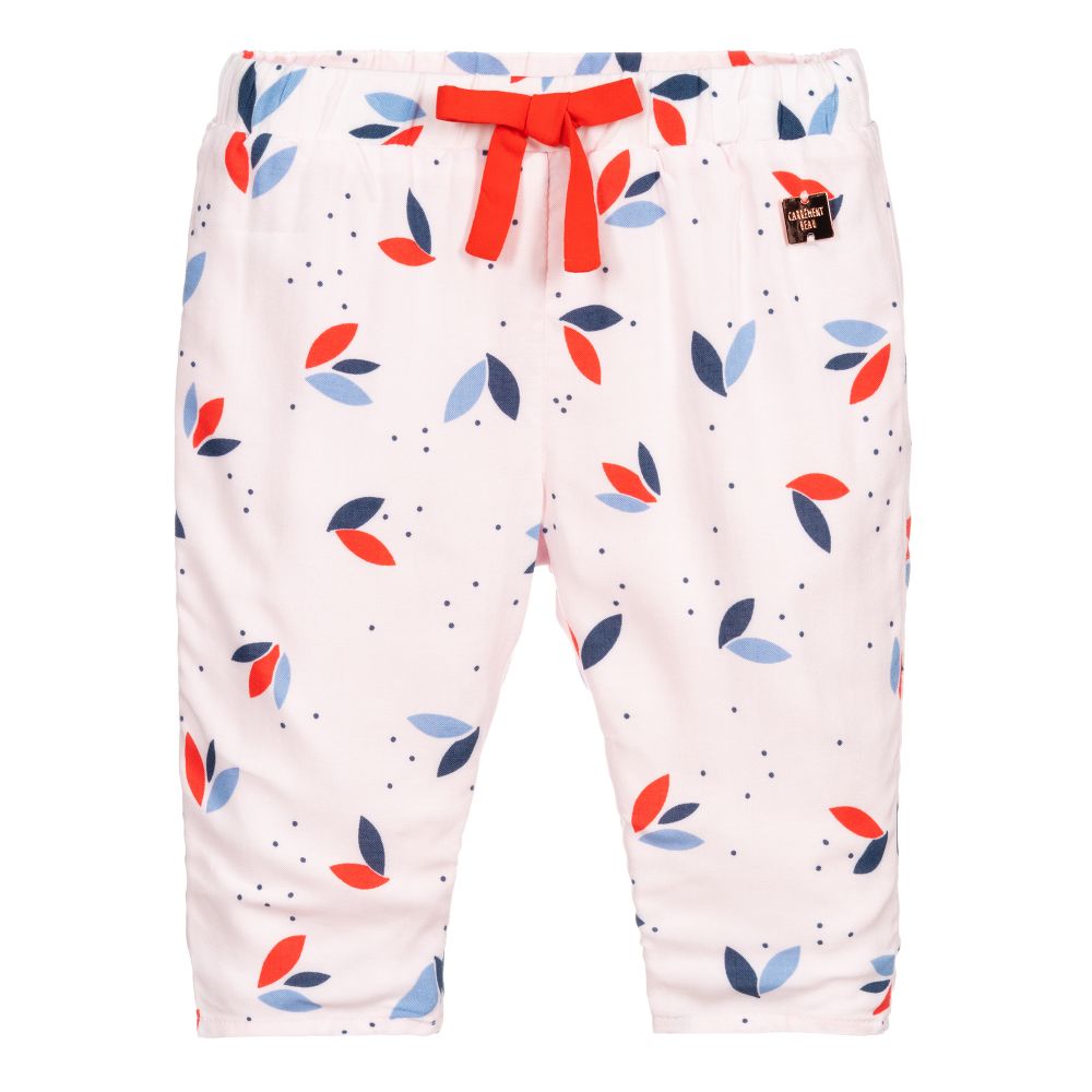 Carrément Beau - Girls Pink Viscose Trousers | Childrensalon