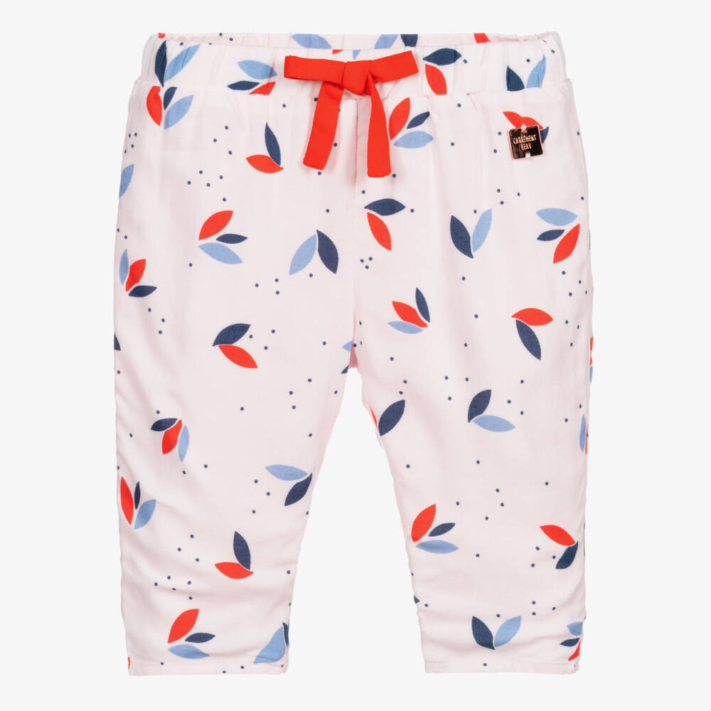 Carrément Beau-Girls Pink Viscose Trousers | Childrensalon Outlet