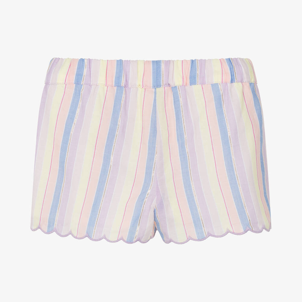 Girls striped shorts deals