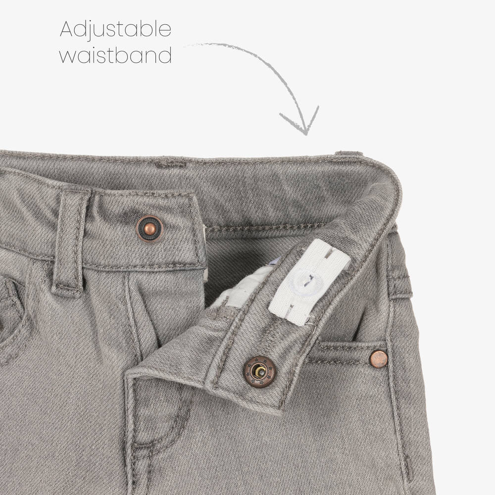 Carrément Beau-Grey Skinny Denim Jeans | Childrensalon Outlet