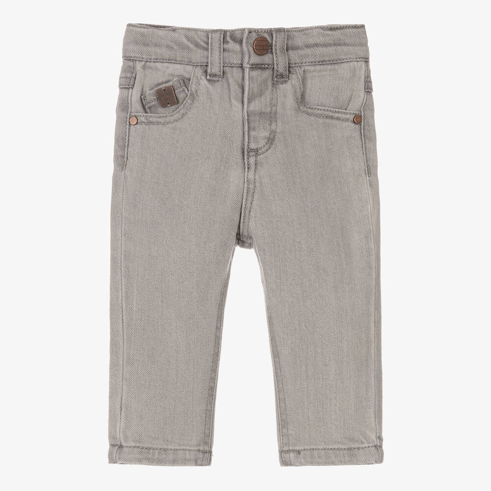 Carrément Beau - Graue, enge Denim-Jeans | Childrensalon