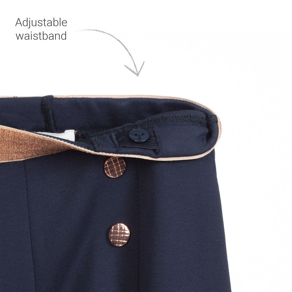 Carrément Beau-Темно-синие брюки из джерси | Childrensalon Outlet