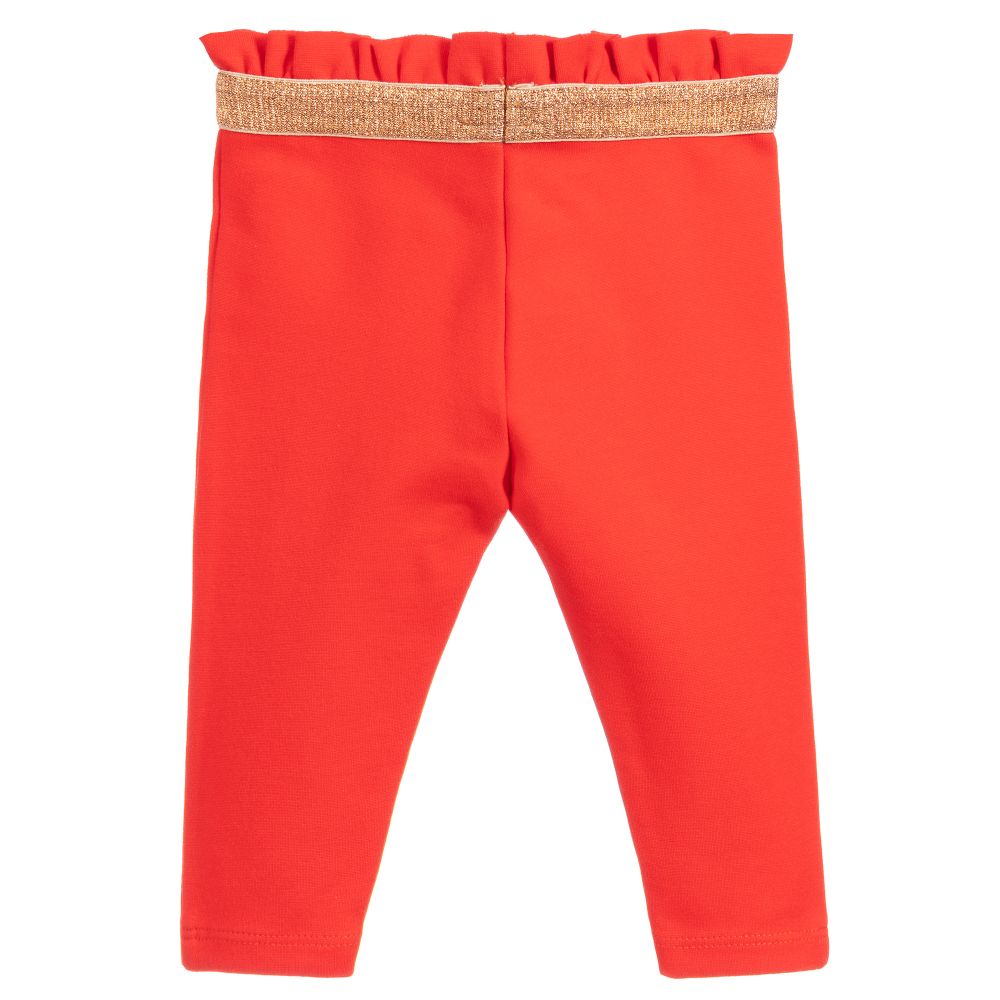 Carrément Beau-ليغنغز أطفال بناتي جيرسي ميلانو لون برتقالي | Childrensalon Outlet