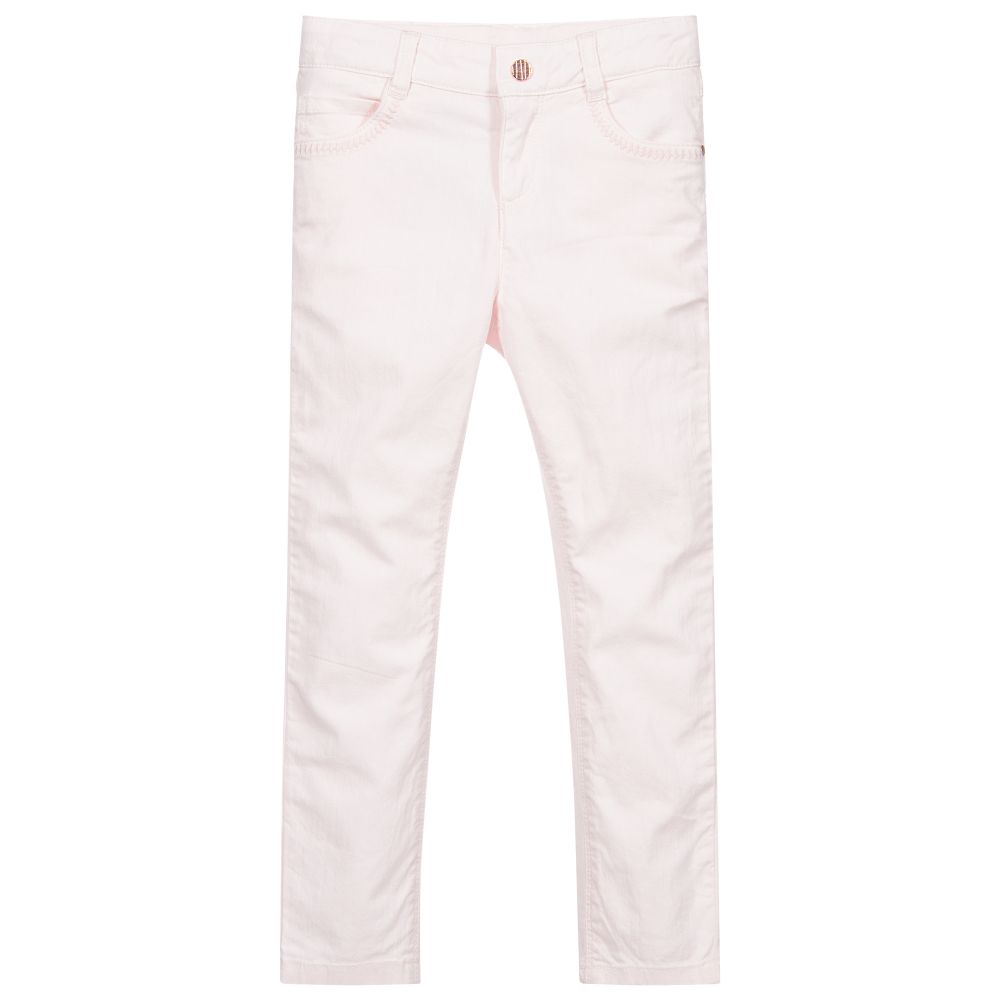 Carrément Beau - Pantalon rose en coton | Childrensalon