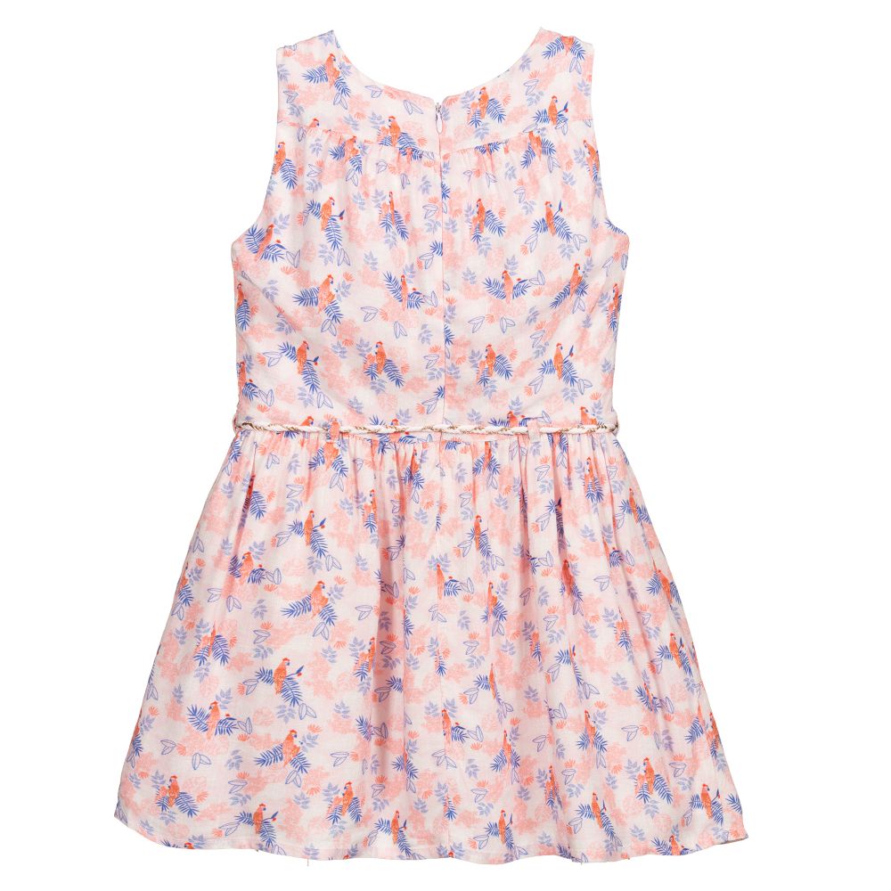 Carrément Beau-Розовое платье из вискозы | Childrensalon Outlet