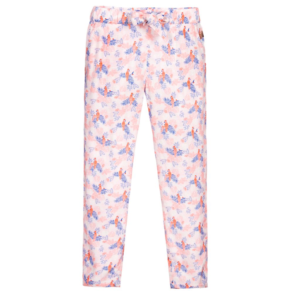Carrément Beau - Pink Viscose Trousers | Childrensalon
