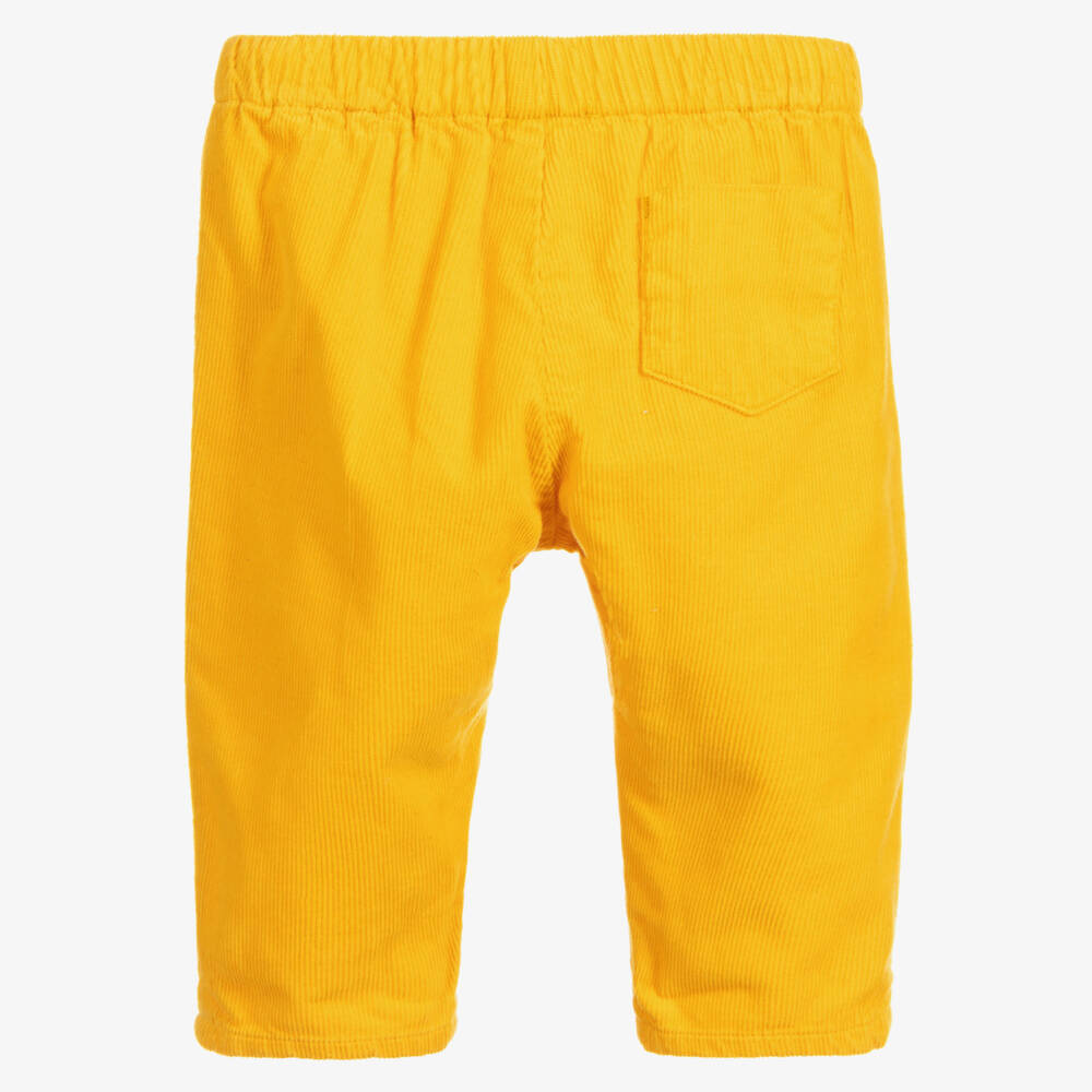 Carrément Beau-Yellow Corduroy Trousers | Childrensalon Outlet